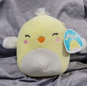 8" Aimee Sparkle Chick NWT Easter Squad Kellytoy HTF 2022 Squishmallow Rare